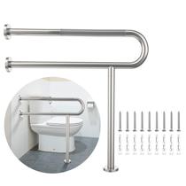 Trilho de suporte de vaso sanitário Munzong Satin Brushed Nickel Inoxidável Trilho de suporte de vaso sanitário Munzong Satin Brushed Nickel Inoxidável