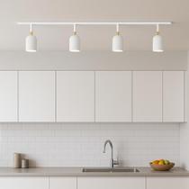 Trilho de Teto Ewa com 1 metro e 4 Spots Direcionáveis para Iluminação Moderna