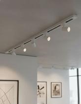 Trilho Eletrificado 1,5m + 5 Spots 10w Led Minimalista Biv