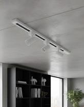 Trilho Eletrificado 1m + 3 Spots 7w Led Minimalista Bivolt Trilho Eletrificado 1m + 3 Spots 7w Led Minimalista Bivolt