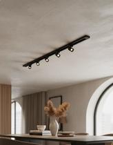 Trilho Eletrificado 1m + 5 Spots 20w Led Minimalista Biv
