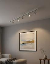 Trilho Eletrificado 1m + 5 Spots 7w Led Minimalista Bivolt Trilho Eletrificado 1m + 5 Spots 7w Led Minimalista Bivolt