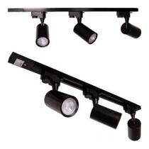 Trilho Eletrificado 2 Metros + 4 Spots Led 7w C/ Tampa Cega