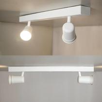 Trilho Eletrificado 2 Spot Led MR16 GU10 Direcionável