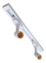Trilho Eletrificado 50 Cm com 2 Spots Soquete E27 Bivolt Trilho Eletrificado 50 Cm com 2 Spots Soquete E27 Bivolt