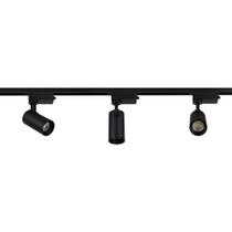 Trilho Eletrificado Com 3 Spots Led Up Blumenau 15W Bivolt Trilho Eletrificado Com 3 Spots Led Up Blumenau 15W Bivolt