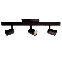Trilho Eletrificado Lâmpada E27 Led Direcionável 3 Spot Sobrepor Articulado Conector Canopla Tampa Cega Tapa Buraco