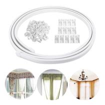 Trilho Flexível para Cortina - Kit Completo à Pronta Entrega