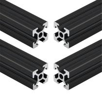 Trilho linear de extrusão de alumínio 150mm para impressora 3D de 4 unidades