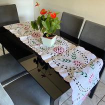 Trilho P/ Mesa Bordado Colorido Rechilieu Direto D Nordeste