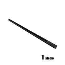 Trilho Para Spot Led Eletrificado 1 Metro Preto GalaxyLed Trilho Para Spot Led Eletrificado 1 Metro Preto GalaxyLed