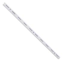 Trilho Simples de Aço para Prateleira 100cm Branco - TS-100 - MULTIVISÃO Trilho Simples de Aço para Prateleira 100cm Branco - TS-100 - MULTIVISÃO