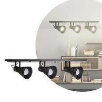 Trilho Spot Linear Hol 3x Soquete E27 Alumínio - Taschibra