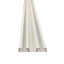 Trilho Suíço Duplo Max para Cortina 2,10m Teto/cortineiro