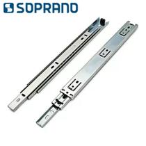 Trilho Telescópico Largo Zinco Branco - Soprano