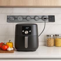 Trilho Tomada Parede Extensor De Energia Embutir 4 Tomadas Usb Bivolt Cly-tt1