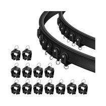 Trilhos De Cortina De Teto Flexíveis E Brancos Com Rolos De 11 Mm, Trilho De Plástico Para Cortinas