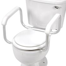 Trilhos de segurança sanitária DMI, alças de banheiro para idosos, brancas