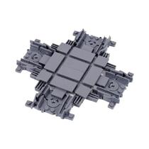 Trilhos De Trem Flexíveis Em Forma De Garfo, Retos E Curvados, Blocos De Construção MOC Para