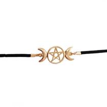 Triluna Wicca Acessório Cabeça 37 mm Lua Triplice Pentagrama - Sunshine Cristais Triluna Wicca Acessório Cabeça 37 mm Lua Triplice Pentagrama - Sunshine Cristais