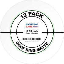 Trim Ring Lighting Labs, 8 polegadas, branco fosco, pacote com 12