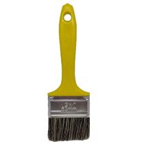 Trincha 2 1/2" Cerda Gris - Cabo Amarelo