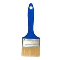 Trincha 3" Cerda Branca Cabo Azul Compel