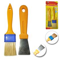 Trincha para pintura com espatula de metal cabo plastico 1,5'' 35mm / 1,5'' 35mm 16,5cm