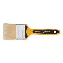 Trincha/pincel 2 1/2, para verniz, cerdas brancas, cabo 2 componentes, 1pc // mtx Trincha/pincel 2 1/2, para verniz, cerdas brancas, cabo 2 componentes, 1pc // mtx