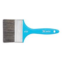 Trincha/pincel 4, para tintas latex e acrilicas, cerdas mistas, cabo de plastico, 1pc // mtx