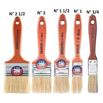 Trincha Pincel Atlas Pintura Madeira Ferro Kit Com 5 Peças Trincha Pincel Atlas Pintura Madeira Ferro Kit Com 5 Peças