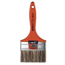 Trincha Pincel Para Pintura Atlas Media 395 4 Polegadas Cerda Gris Pintor Parede Tinta Acrílica