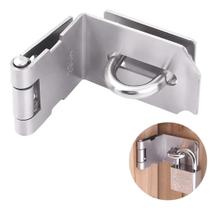 Trinco Anti Roubo Para Porta Em Aço Inox Cadeado 90 Trinco Anti Roubo Para Porta Em Aço Inox Cadeado 90