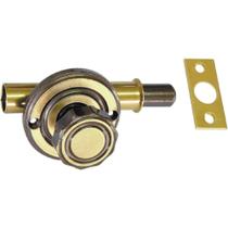 Trinco Batom para Portas e Janelas Acabamento Latonado Oxidado União Mundial