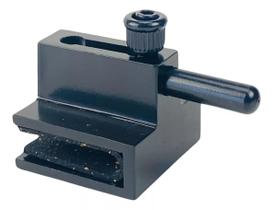 Trinco de pressão para porta de vidro 8 a 10mm preto