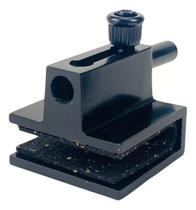 Trinco de pressão para porta de vidro 8 a 10mm preto