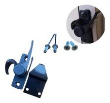 Trinco Fecho 1051 Japones Meia Lua Janela Aluminio Preto 1pç