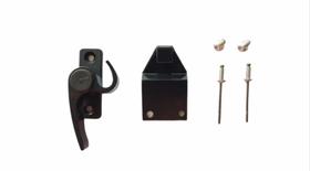 Trinco Fecho Caracol Meia Lua Japones Janela Alumínio 1 Und Trinco Fecho Caracol Meia Lua Japones Janela Alumínio 1 Und