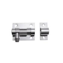 Trinco fecho ferrolho 1 1/2 pol 40mm porta portao aluminio fosco