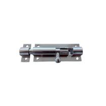 Trinco fecho ferrolho 3 pol 80mm porta portao aluminio brilhante