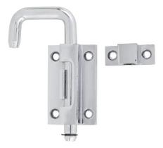 Trinco Fecho Para Janelas E Portas Camarão Cromado Reforçado