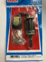 Trinco Fecho Para Porta Camarão Bronze 1 Peça Com Parafuso