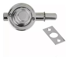 Trinco Fecho Tipo Batom Cromado P/ Portas E Janelas 1 PeÃa Trinco Fecho Tipo Batom Cromado P/ Portas E Janelas 1 PeÃa