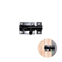 Trinco Ferrolho Alumínio Preto 1.1/2 Polegadas