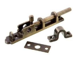 Trinco ferrolho para porta ou janela união mundial 12 cm antique