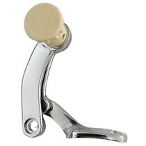 Trinco Janela Basculante Esquerdo Botão Marfim Fusca Até 73