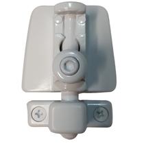 Trinco para janela de vidro temperado fecho 1335 branco