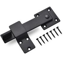 Trinco para Porta JIAHOO 6" de Ferro Resistente Preto Fosco Trinco para Porta JIAHOO 6" de Ferro Resistente Preto Fosco