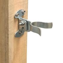 Trinco para portão NIDAYE 1-5/8" em aço galvanizado com traseira plana