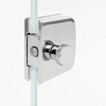 Trinco Trava 1 Rolete P/ Porta Ou Box De Vidro 1529 Cromado